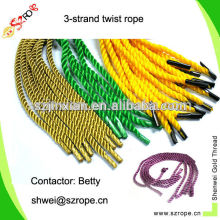 colored 6mm 3-strand twisted rope,Twiseted rope,Braided ropes